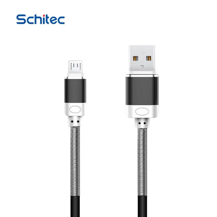 Bright Edge Shell Spring Usb Cable