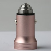 Silver Metal 2.4A Car Charger