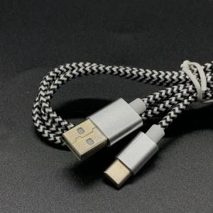 Braided USB Type C 2A Cable for tablet phones