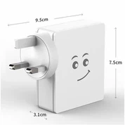 Metal 4 USB 2.4A Wall Charger
