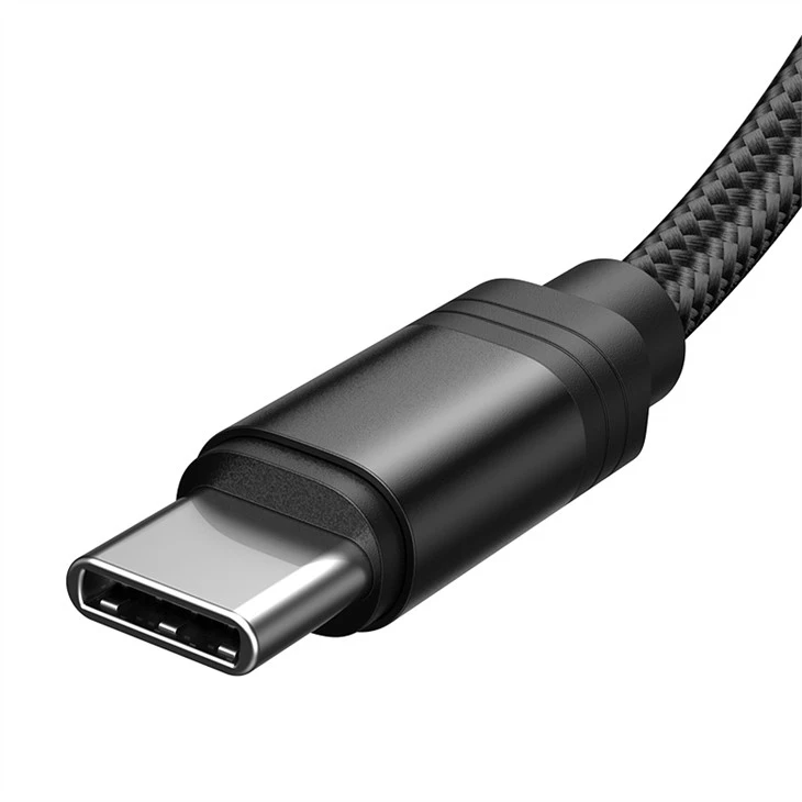 High Quality Metal Head Braided Cable for Type-C,micro and iPhone