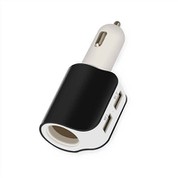 Fast 2 Port 2 In 1 USB Car Charger Socket