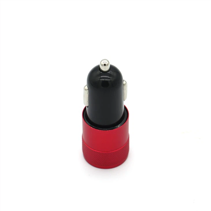 Wholesale High Quality Metal Dual 2 Port USB Car Charger