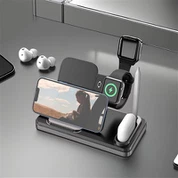 15W 4 in 1 Foldable Smart Wireless Charger Stand